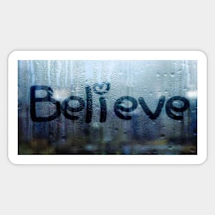 Believe Sticker